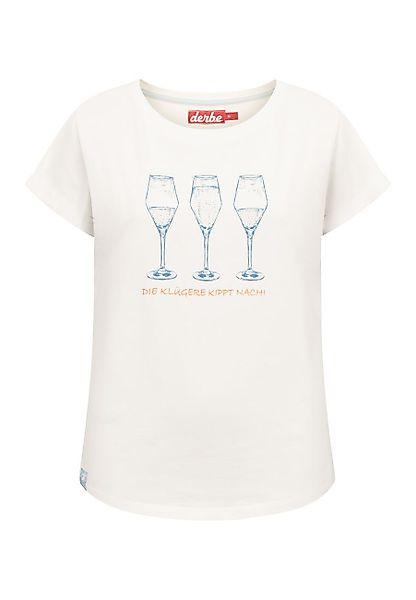Derbe Print-Shirt Die Klügere Damen T-Shirt günstig online kaufen