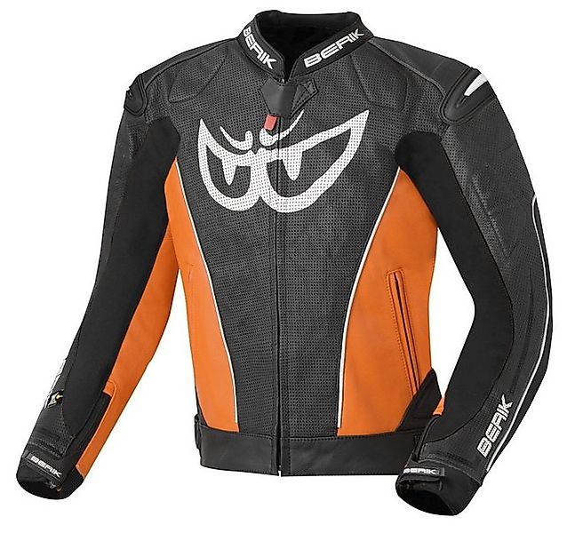 Berik Motorradjacke Street Motorrad Lederjacke Atmungsaktiv protektoren günstig online kaufen