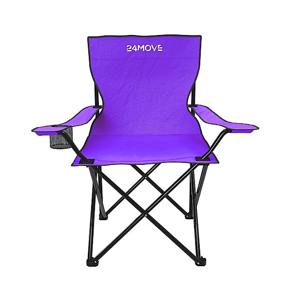 24Move Campingstuhl Faltstuhl Lila Getraenkehalter Tragetasche Outdoor Falt günstig online kaufen