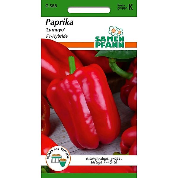 SAMEN PFANN Paprika Lamuyo F1 günstig online kaufen