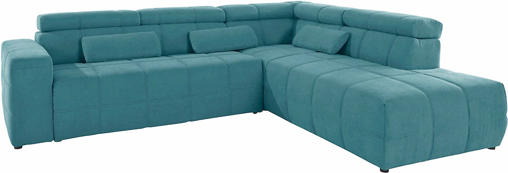 DOMO collection Ecksofa "Cunelli tolle Sitznähte als Designelement, fester günstig online kaufen