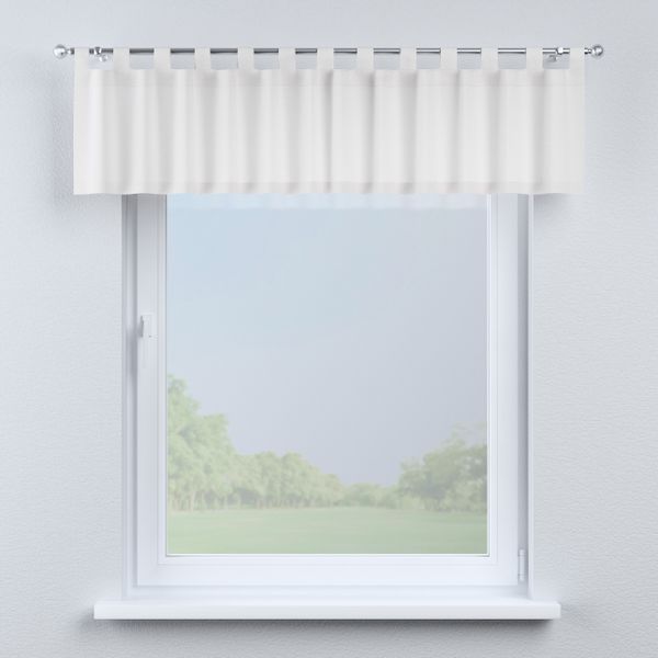 Kurzgardine mit Schlaufen, elfenbein , 390 x 40 cm, Leinen (392-04) günstig online kaufen