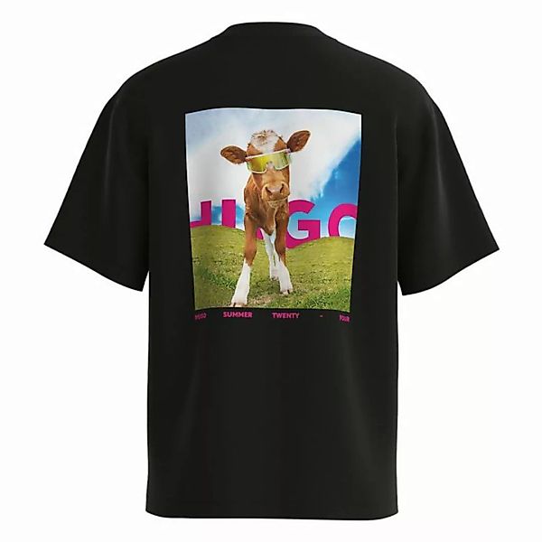 HUGO T-Shirt Herren T-Shirt - DOWIDOM, Rundhals, Motiv-Print günstig online kaufen