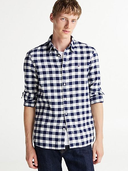 Tommy Hilfiger Langarmhemd BRUSHED GINGHAM Slim Fit SHIRT modisch kariert günstig online kaufen