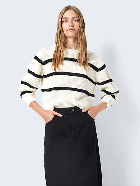 Noisy may Strickpullover NMMAYSA L/S STRIPE günstig online kaufen