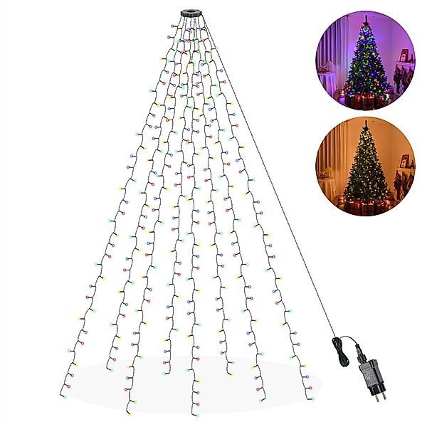autolock Lichterkette LED-Lichterkette,Christbaumbeleuchtung, Bunt+Warmweiß günstig online kaufen