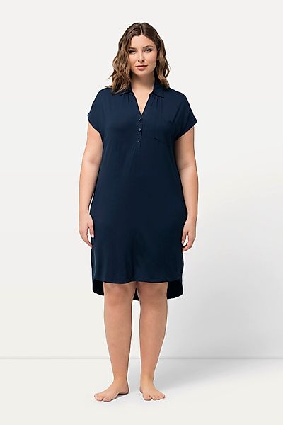 Ulla Popken Nachthemd Nachthemd oversized Hemdkragen günstig online kaufen