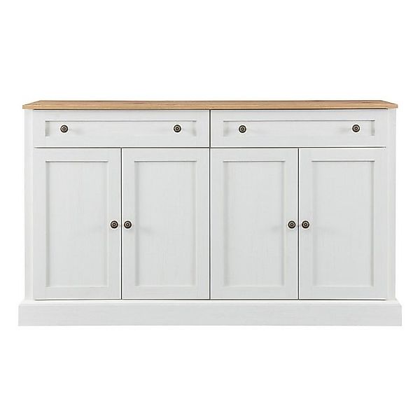 IDEASY Küchenbuffet Aufbewahrungsschrank, Sideboard mit 2 Schubladen und 4 günstig online kaufen