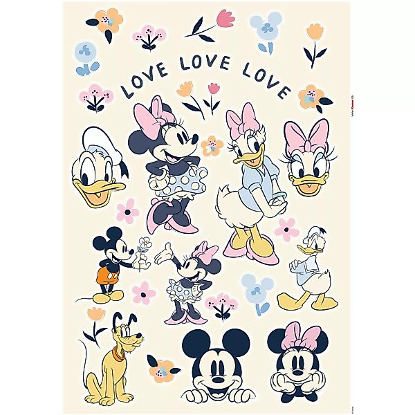 Komar Deko-Sticker Love Love Love 50 x 70 cm günstig online kaufen