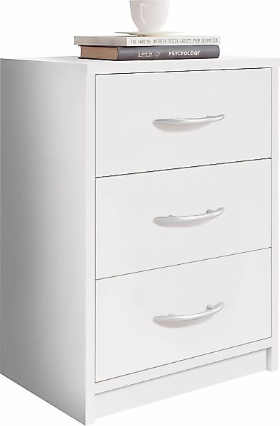 Schlafkontor Nachttisch "Pepe" mit 3 Schubkästen günstig online kaufen