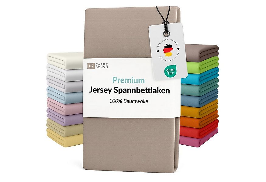 Carpe Sonno Spannbettlaken Jersey Bettlaken 90x200 100x200 140x200 160x200 günstig online kaufen