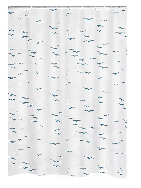 Ridder Duschvorhang Sylt blau Breite 120 cm günstig online kaufen