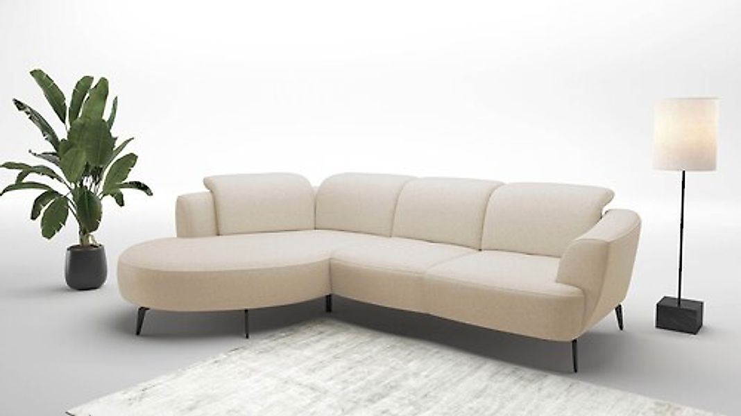 sit&more Ecksofa »Zoe«, ink.Sitztiefenverstellung, wahlweise mit Kopfteilve günstig online kaufen