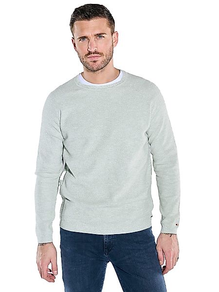 emilio adani Rundhalspullover Pullover meliert günstig online kaufen