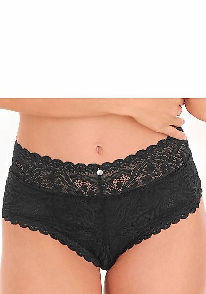 s.Oliver Stringpanty "Danielle" aus dezent transparenter Spitze in blumiger günstig online kaufen