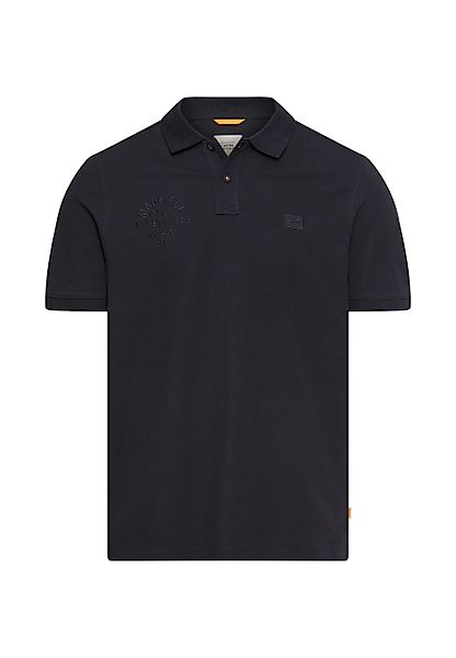 camel active Poloshirt mit Stickerei auf der Brust günstig online kaufen