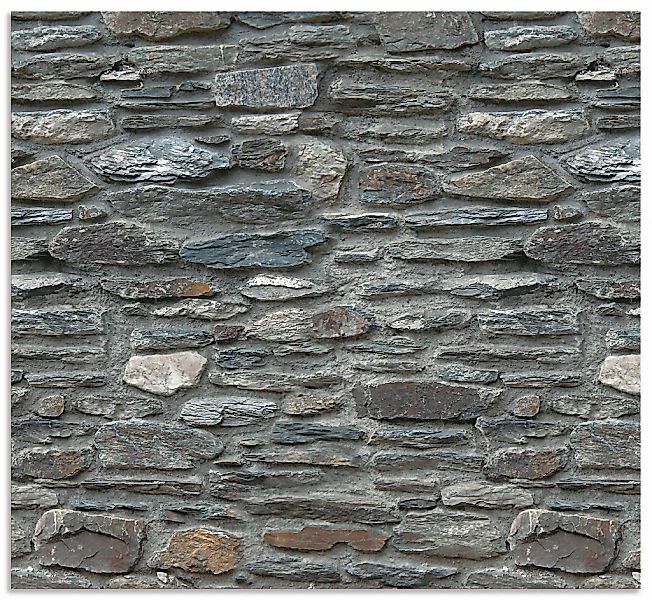 Artland Küchenrückwand "Schiefermauer", (1 tlg.), Alu Spritzschutz mit Kleb günstig online kaufen