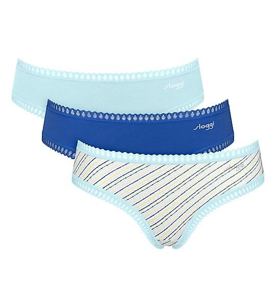 sloggi Hipster "GO Crush Hipster C3P" 3er Pack, mit Spitzendetails günstig online kaufen