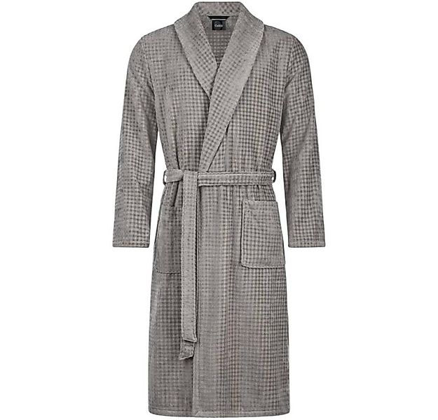 Cawö Home Bademantel Herren 6508 Farbe Graphit, Baumwolle, mit Schalkragen, günstig online kaufen