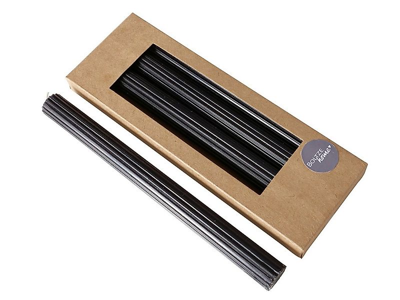 BOLTZE Duftkerze Classic Stabkerze schwarz 25cm 4tlg günstig online kaufen