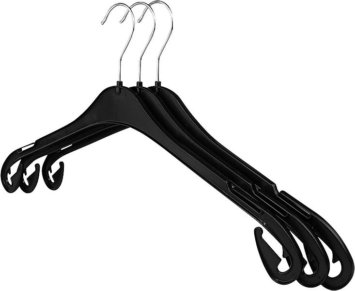 RSR Hangers Kleiderbügel NA T 47 cm Hemdenbügel Blusenbügel Schwarz Kunstst günstig online kaufen