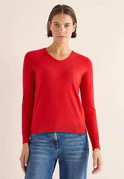 Cecil Strickpullover, mit Materialmix günstig online kaufen