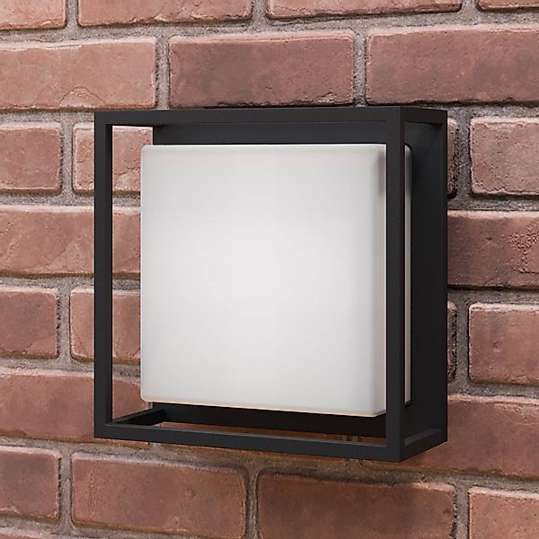Lucande LED-Außenwandleuchte Ilirian, anthrazit, Alu, 25 cm günstig online kaufen