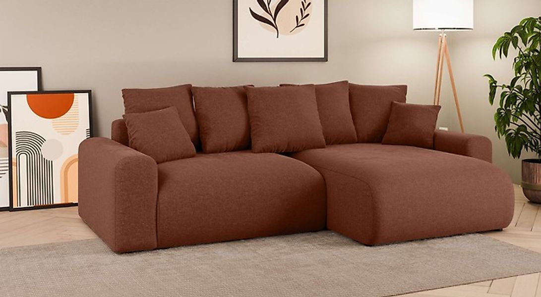 Home affaire Ecksofa »LAKESIDE klein mit Bettfunktion und Bettkasten, B/T/H günstig online kaufen