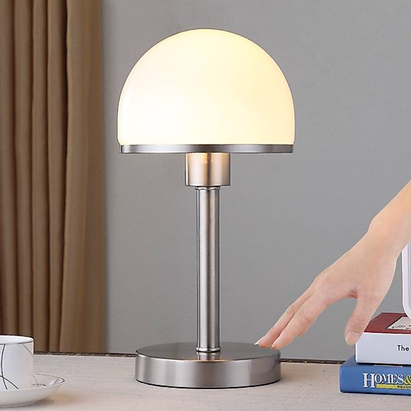 Lindby Tischleuchte Jolie, 39 cm, nickel, Touchfunktion günstig online kaufen