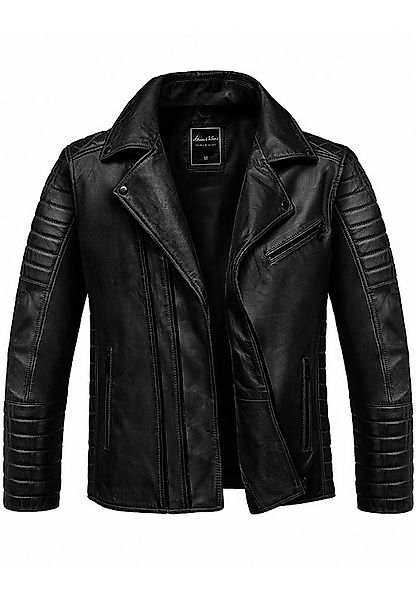 Amaci&Sons Lederjacke AMHERST Lederjacke Echtleder Herren Biker Zipper Jack günstig online kaufen