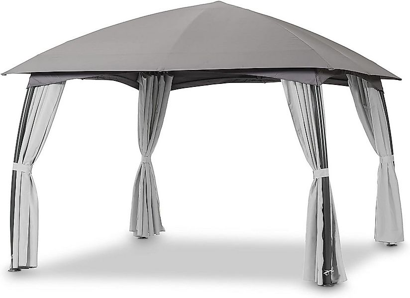 Leco Pavillon Milena mit 4 Seitenteilen 3,3x3,3 m Gartenpavillon Pavillion, günstig online kaufen