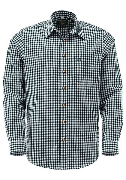 OS Trachten Trachtenhemd Panxeta Langarmhemd mit Stickerei auf der Brusttas günstig online kaufen
