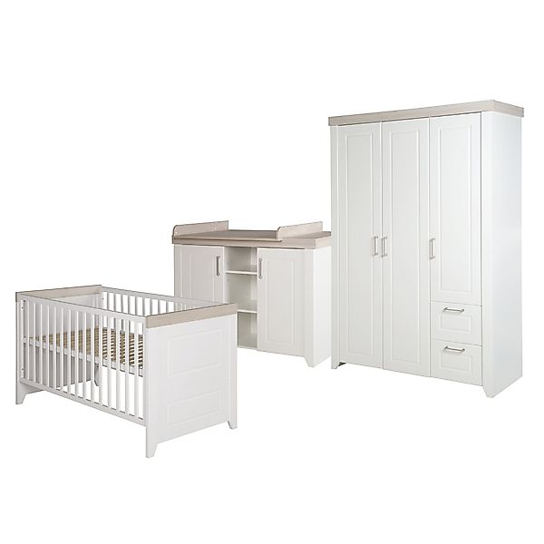 roba® Babyzimmer-Komplettset Felicia, Gitterbett, Wickelkommode & günstig online kaufen