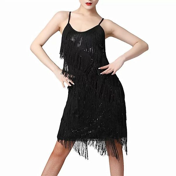 AFAZ New Trading UG Abendkleid 20er Jahre Kleid Damen Pailletten Fransenkle günstig online kaufen