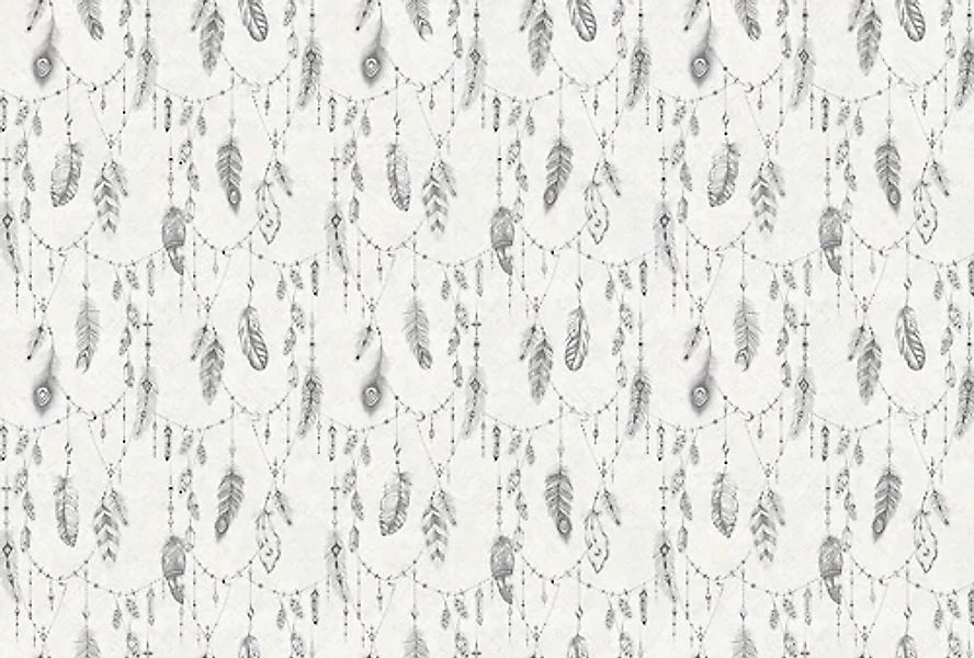 Architects Paper Fototapete »Atelier 47 Boho Feather 2« mehrfarbig glatt Vl günstig online kaufen