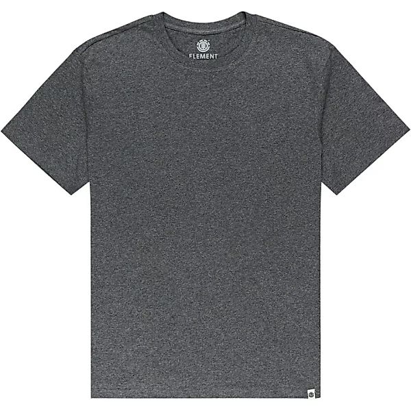 Element Basic Kurzarm T-shirt Mit Rundhalsausschnitt S Charcoal Heathe günstig online kaufen