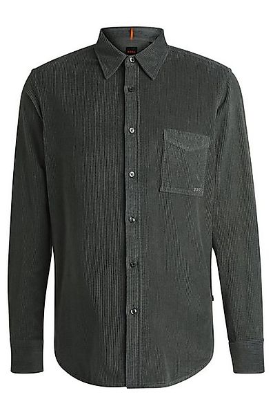 BOSS ORANGE Langarmhemd Relegant_6_M mit Logo-Stickerei günstig online kaufen