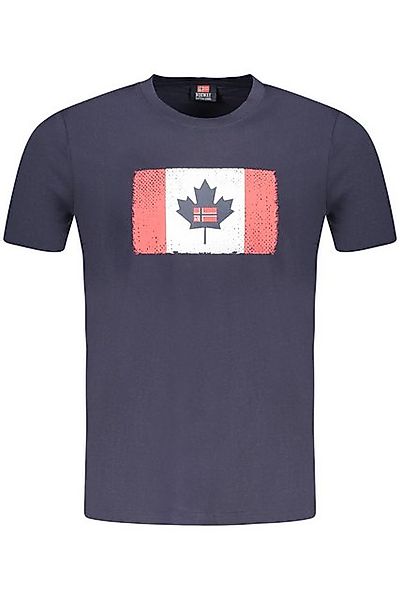 NORWAY 1963 T-Shirt Herren T-Shirt Blau Kurzarm Rundhals mit Print und günstig online kaufen