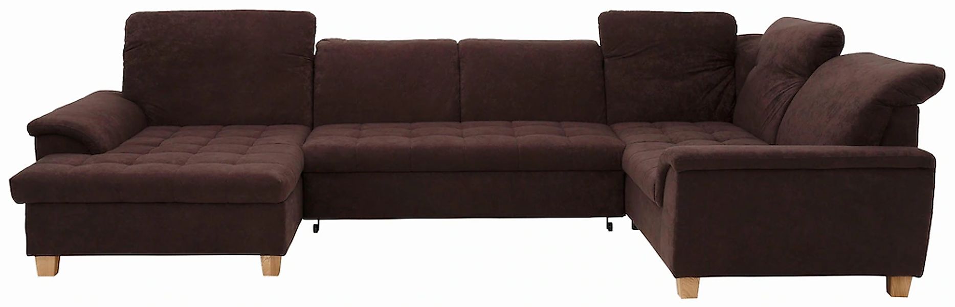 Home affaire Wohnlandschaft "Lyla U-Form" wahlweise mit Rückenfunktion und günstig online kaufen