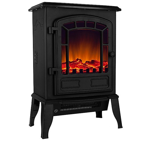 monzana Elektrokamin, Mit Heizung Flammeneffekt Heizlüfter Kamin Deko Ofen günstig online kaufen