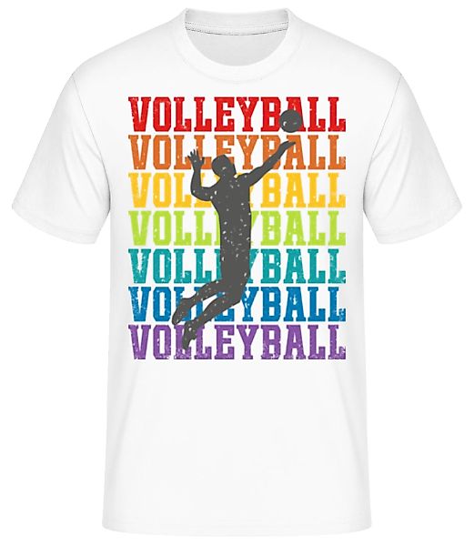 Volleyball Retro Man · Männer Basic T-Shirt günstig online kaufen