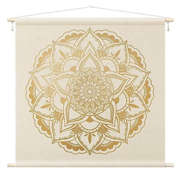 Bilderdepot24 Wandteppich modern Mandala Muster Ornamente günstig online kaufen