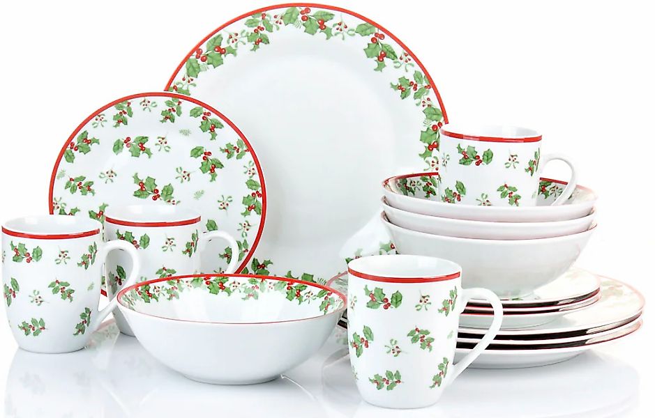 Retsch Arzberg Kombiservice "Holly" traditionelle Farben günstig online kaufen