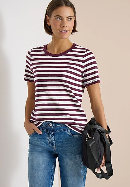 STREET ONE T-Shirt aus reiner Baumwolle günstig online kaufen