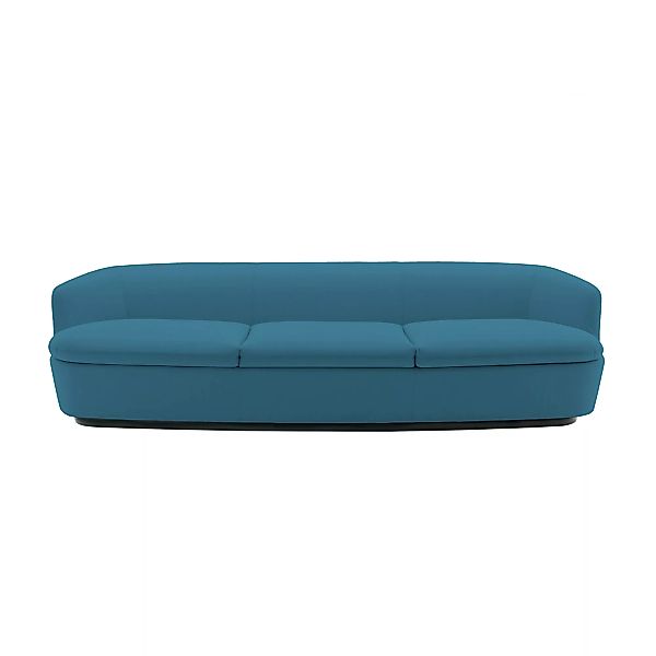 Cappellini - Orla 3-Sitzer Sofa - blau/Stoff Trentino Stretto 722B/BxHxT 23 günstig online kaufen