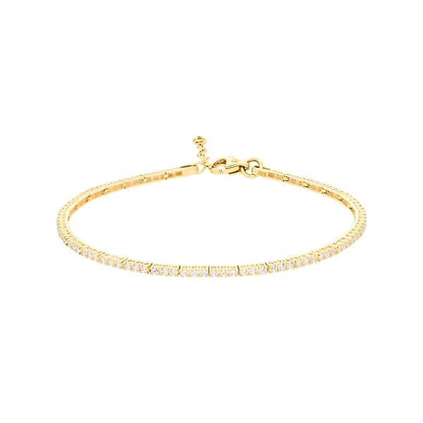 Suzan Gold Goldarmband Micro-Tennisarmband, Gelbgold 375, günstig online kaufen