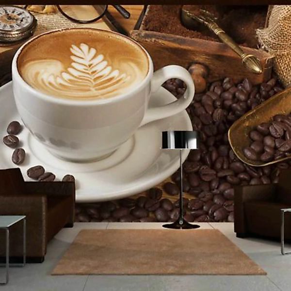 artgeist Fototapete Vielleicht Kaffee? mehrfarbig Gr. 400 x 309 günstig online kaufen