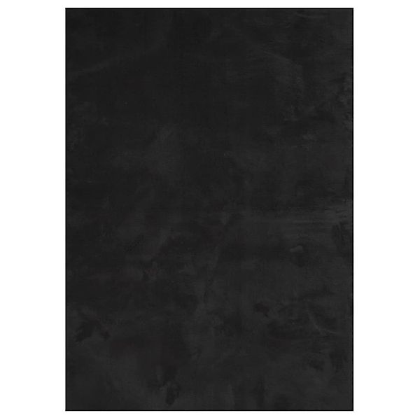 vidaXL Teppich Huarte Kurzflor Weich Und Waschbar Schwarz 120x170 Cm 193131 günstig online kaufen