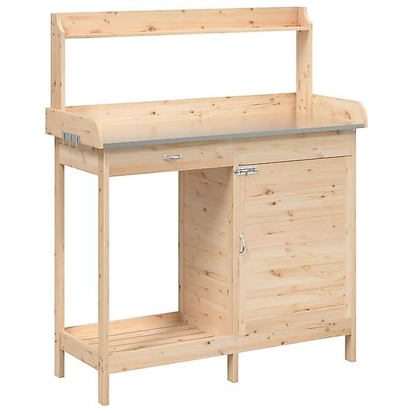 vidaXL Blumenständer Pflanztisch mit Schrank 110,5x45x124,5 günstig online kaufen