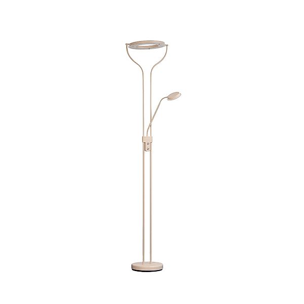 LED-Stehlampe Davos, sandfarben, Höhe 180 cm, 2-flg., CCT günstig online kaufen